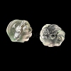 Two-tone Transparent Glass Beads GLAA-H041-02D-2