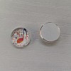 Glass Cabochons GLAA-WH0025-31A-08-1