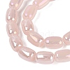 Electroplate Imitation Jade Glass Beads Strands LS-EGLA-Q132-03B-B02-3