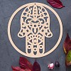 Laser Cut Wooden Wall Sculpture WOOD-WH0101-019-3