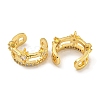 Brass Cuff Earrings for Women EJEW-C104-117G-3