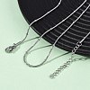 1.2MM 304 Stainless Steel Satellite Chain Necklaces NJEW-T016-21A-P-3