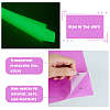 AHADERMAKER 7 Sheets 7 Colors Luminous Heat Transfer Vinyl DIY-GA0006-24-3