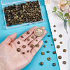 360Pcs 12 Styles Alloy & Iron Bead Caps Sets FIND-ME0001-39-3