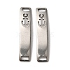 201 Stainless Steel Connector Charms STAS-D244-31P-C-1