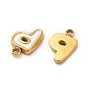 304 Stainless Steel Enamel Charms STAS-L022-292G-P-2