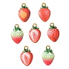 25Pcs 5 Styles Printed Alloy Pendants PALLOY-CJ0002-58-7