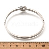 304 Stainless Steel Hinged Bangles for Women BJEW-F474-46P-5