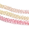 Transparent Painted Glass Beads Strands X1-DGLA-A034-T2mm-A09-4