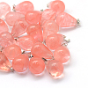 Teardrop Natural & Synthetic Mixed Stone Pendants G-Q435-M-2