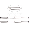 Tarnish Resistant 304 Stainless Steel Paperclip Chains CHS-L022-02C-1