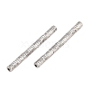 304 Stainless Steel Tube Beads SA-CBA098D-08F-P-3