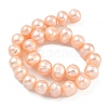 Natural Cultured Freshwater Pearl Beads Strands PEAR-C003-09E-3