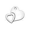 Non-Tarnish 201 Stainless Steel Charms STAS-Q201-T148-1