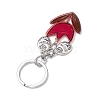 2Pcs Acrylic Flower Pendant Keychain KEYC-JKC00992-5