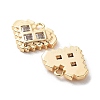 Rack Plating Brass Micro Pave Cubic Zirconia Pendants KK-K333-94G-2