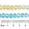 Transparent Painted Glass Beads Strands DGLA-A034-T8mm-A13-3