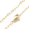 Brass Calabash Link Chains Necklace for Women NJEW-P265-10G-1