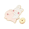 Cartoon Pig Enamel Pins JEWB-S032-04G-E-3