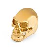 Titanium Steel Skull Finger Ring SKUL-PW0002-036B-G-3