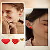2 Pairs Stainless Steel Stud Earrings EJEW-LP0001-67-4