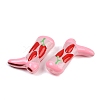 Boot Baking Paint Glass Enamel  Beads LAMP-C020-02A-3