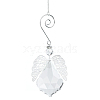 Teardrop Glass Hanging Suncatcher Pendant Decoration DJEW-PW0008-04C-1