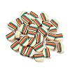 Handmade Polymer Clay Beads X-CLAY-E005-08-1