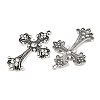 Alloy Rhinestone Cross Big Gothic Pendants ALRI-1475-NR-4