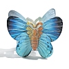 Butterfly Plastic Claw Hair Clips PW-WG650E9-03-1