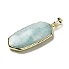 Natural Amazonite Pendants G-A099-01G-02-2