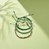 3Pcs 3 Style Waxed Polyester Braided Bracelets Sets BJEW-JB08115-04-2