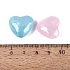 UV Plating Transparent Acrylic Imitation Jelly Beads OACR-Q202-02-3