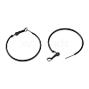 Baking Paint 201 Stainless Steel Hoop Earrings EJEW-P185-C02-01-2