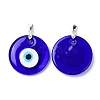 Handmade Evil Eye Lampwork Pendants LAMP-C001-02D-2