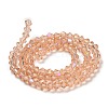 Transparent Electroplate Glass Beads Strands LS-GLAA-F029-2mm-D15-2