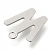 Non-Tarnish 201 Stainless Steel Charms STAS-C021-06P-W-3