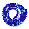 Imitate Austrian Crystal Bicone Frosted Glass Beads Strands LS-EGLA-A039-T3mm-MB06-2