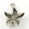 Tibetan Style Alloy Starfish Links connectors TIBEP-R345-02AS-NR-3