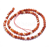 Natural Striped Agate/Banded Agate Beads X-G-J371-15-6mm-2