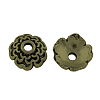 Tibetan Style Alloy Bead Caps TIBEP-R304-114AB-LF-1