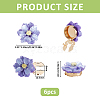 6Pcs Alloy Cufflinks FIND-PH0038-34B-2