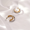 304 Stainless Steel Stud Earrings for Women DQ1821-5