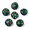 Polymer Clay Rhinestone Beads RB-S056-27E-1