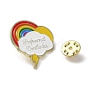 Word Professional Overthinker Enamel Pins JEWB-D022-02E-G-3