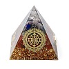 Orgonite Pyramid Resin Energy Generators DJEW-D013-04C-1