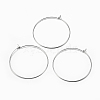 316 Surgical Stainless Steel Hoop Earrings Findings STAS-F149-32P-D-1