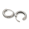 316 Surgical Stainless Steel Hoop Earrings EJEW-D096-23F-AS-2