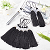 Gorgecraft 8Pcs Polyester Tassel Pendant Decorations AJEW-GF0004-66D-5