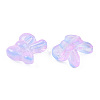 Transparent Spray Painted Glass Beads LS-GLAA-N035-025-G03-2
